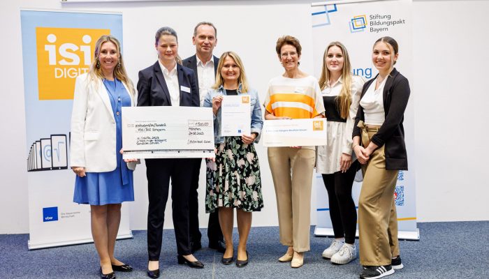 Die FOSBOS Scheyern wird mit dem Schulinnovationspreis isi DIGITAL ausgezeichnet